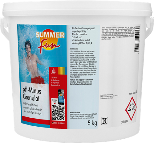 Summer Fun pH-Minus Granulat - 5 kg
