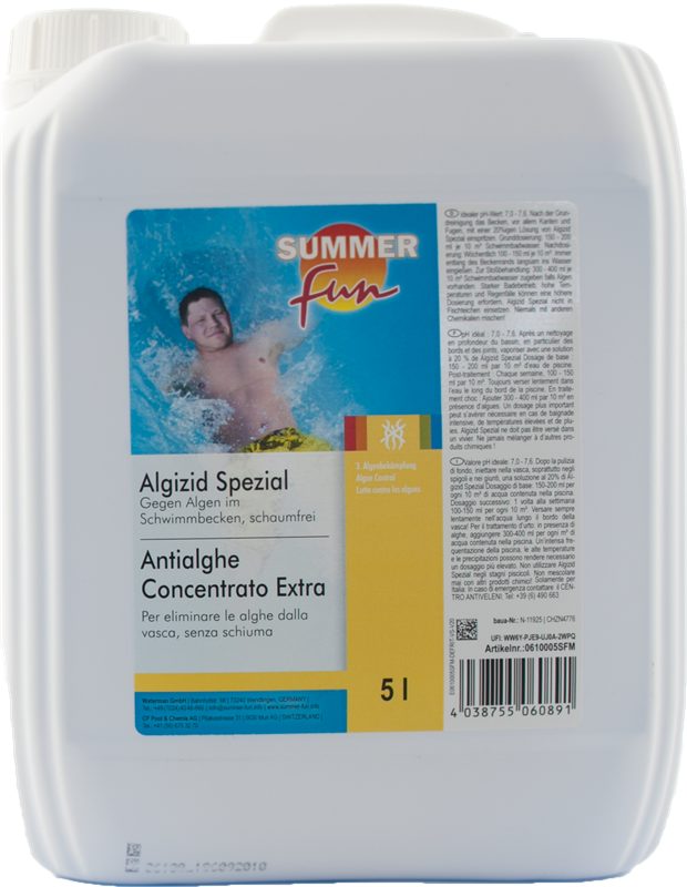 Summer Fun Algenschutzmittel - 5 Liter