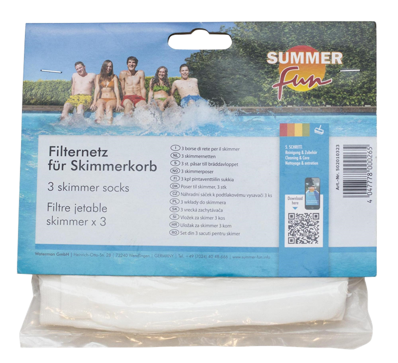 Summer Fun Filternetz für Skimmerkorb 3er Pack