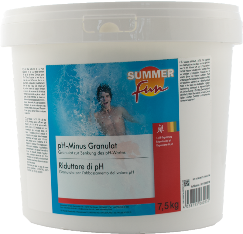 Summer Fun pH-Minus Granulat - 7,5 kg