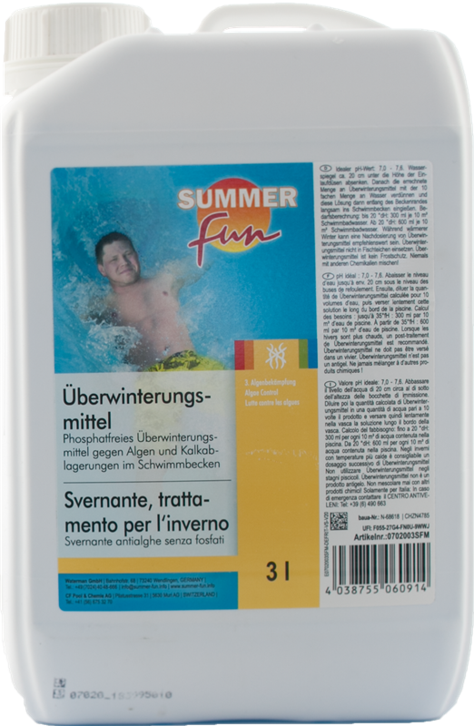 Summer Fun Winterschutzmittel - Phosphatfrei, 3 Liter