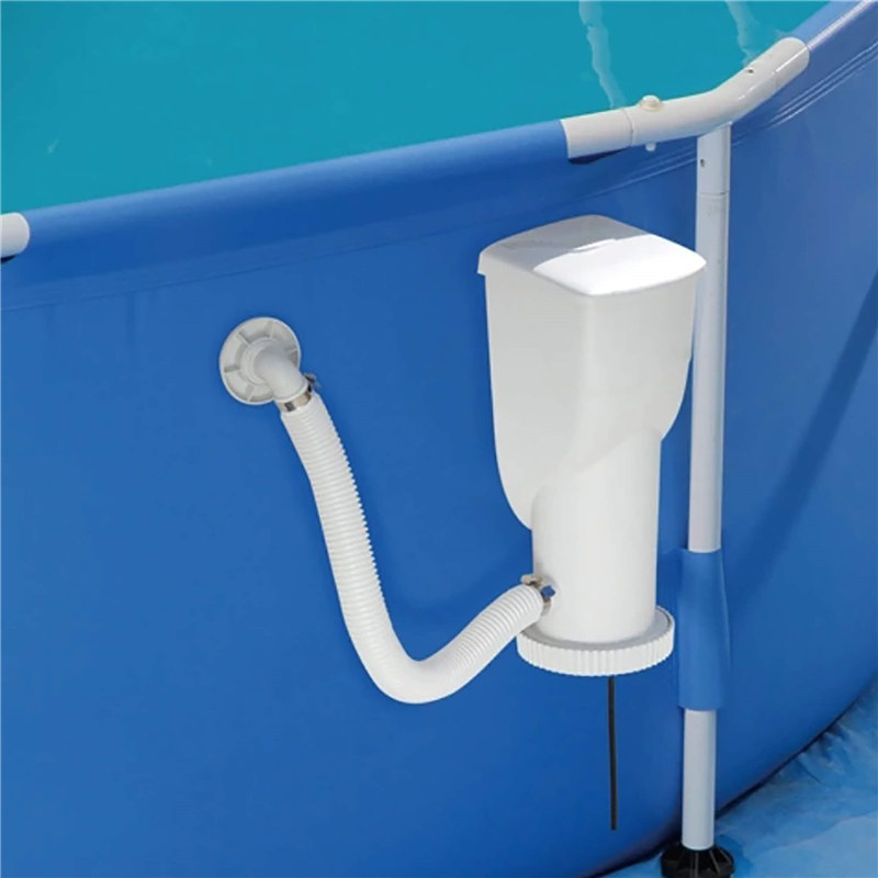 Swing Pools Premium Pool Komplettset 488x244x107 cm, blau, inkl. Leiter + Filterpumpe