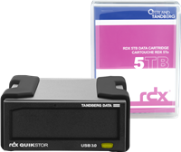 Tandberg Data Kit de disque dur externe RDX 5 To Noir(e)