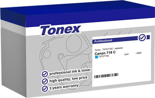 Tonex TXTC718C Cyan Toner