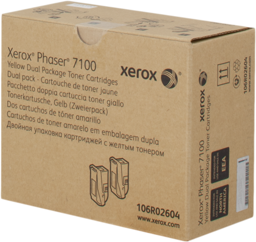 Xerox 106R02604 amarillo Tóner