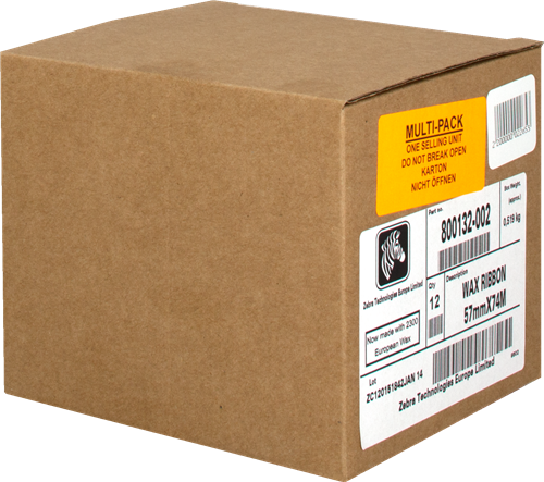 Zebra 800132-002 Preto Fita de tinta